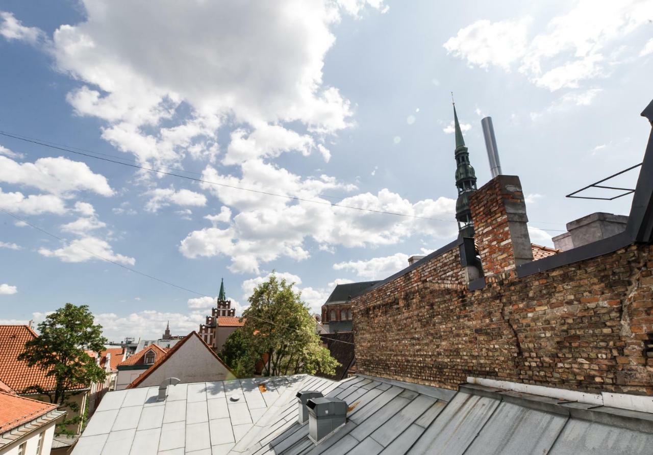 Cozy Studio Mansard Riga Old Town Aptartment, Ac Exterior foto